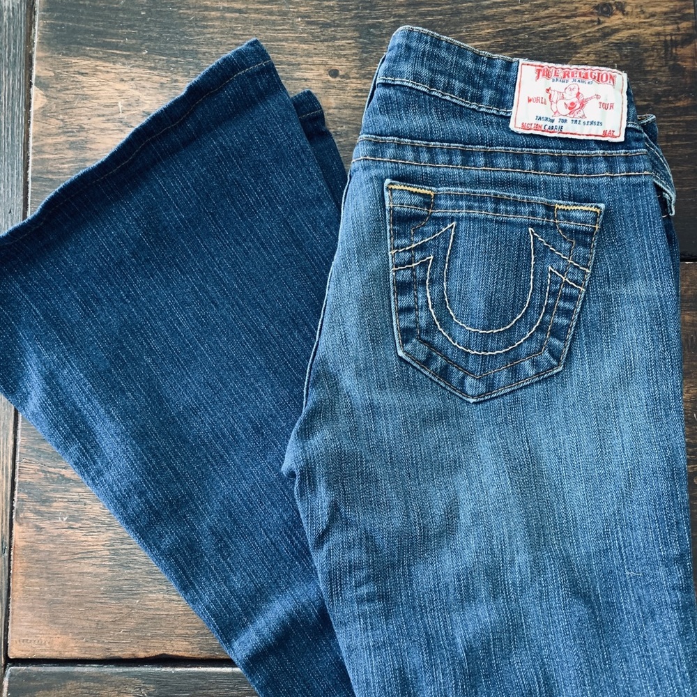 True Religion Vintage Bootleg Jeans “CARRIE” US27